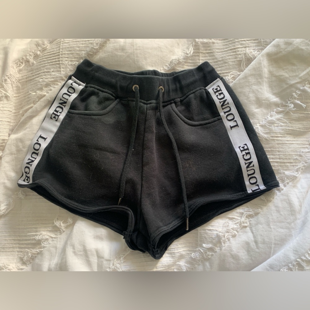 Lounge Black Shorts